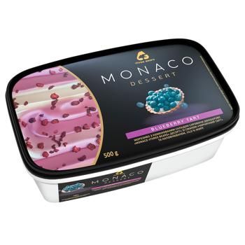 Мороженое Три Ведмеді Monaco Dessert черничный тарт 500г 
