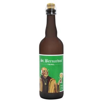 Пиво St.Bernardus Tripel светлое фильтрованное 8% 0,75л 