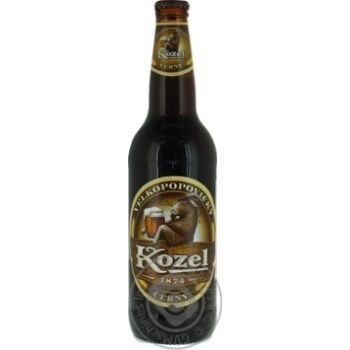 Пиво Velkopopovicky Kozel темное 0,5л 