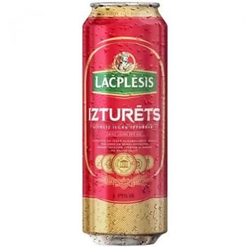 Пиво Lacplesis Izturets светлое фильтрованное 5,1% 0,568л 