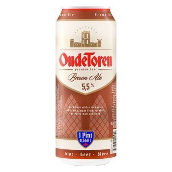 Пиво OudeToren Brown Ale темное 5,5% 0,568л 