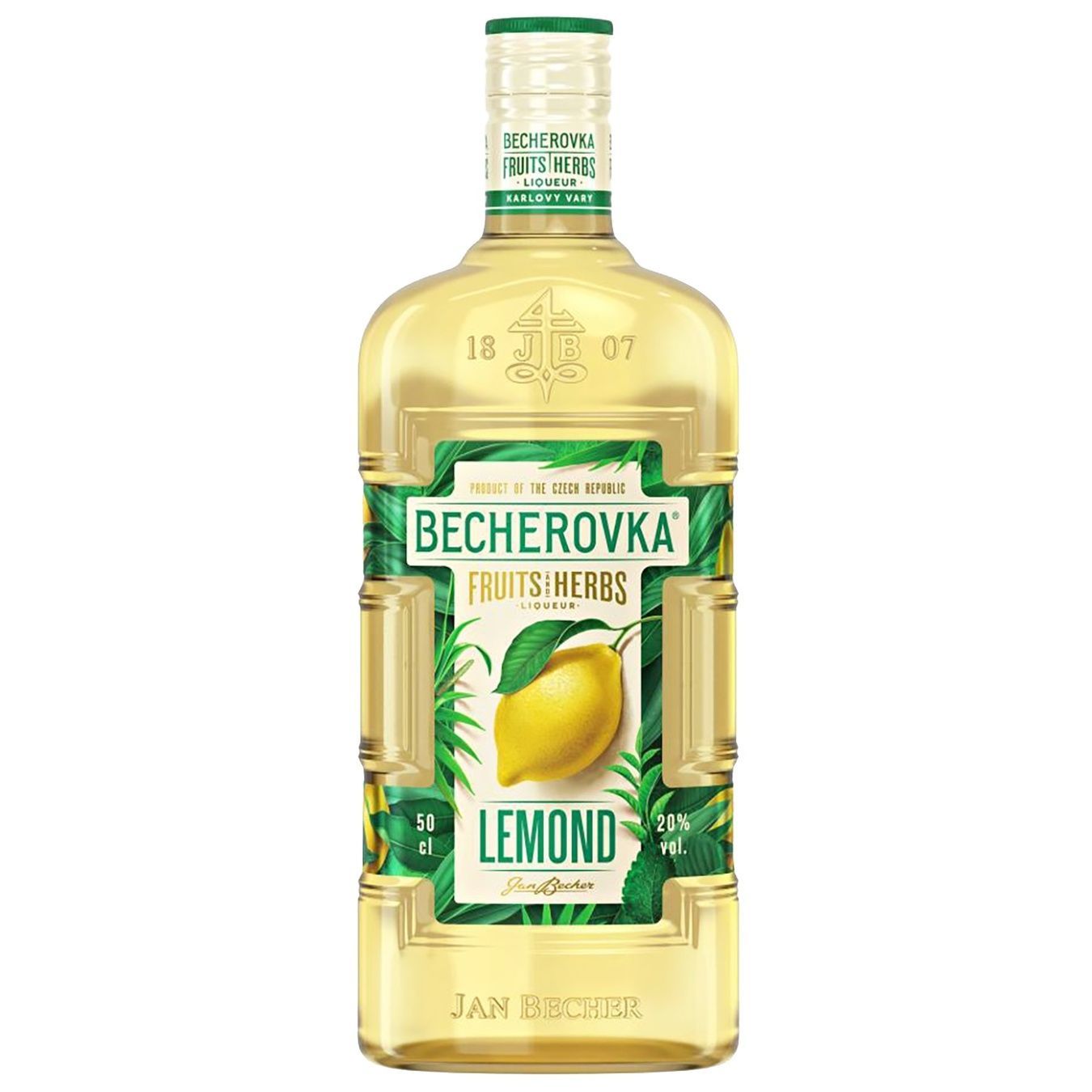 Настойка Becherovka Lemond ликерная на травах 20% 0,5л 
