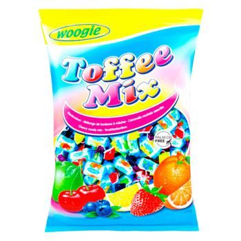 Цукерки жувальні Toffee mix Woogie 160г 
