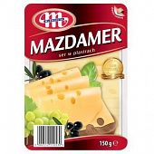 Сыр Mlekovita Маасдамер нарезанный 45% 150г