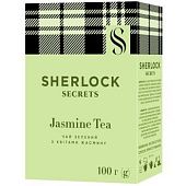 Чай зеленый Sherlock Secrets Jasmine Tea с цветами жасмина 100г