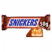 Батончик Snickers шоколадный с арахисом 50г
