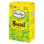 Кофе Paulig Brazil Original натуральный жареный молотый 500г