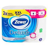Туалетная бумага Zewa Deluxe Delicate Care XXL трехслойная 4шт
