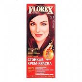 Крем-краска Florex для волос цвет махагон