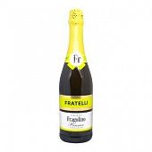 Напиток винный игристый Fratelli Fragolino Bianco белый полусладкий 6-6,9% 0,75л