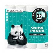 Туалетная бумага Снежная Панда Extra Care Sensitive трехслойная 32шт