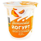 Йогурт Яготинский Персик и сок маракуйи 2,1% 260г