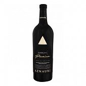 Вино Aznauri Saperavi Premium красное сухое 9.5-14% 0,75
