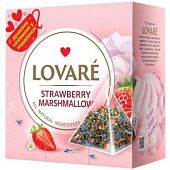 Чай зеленый Lovare Strawberry Marshmallow 2г*15шт
