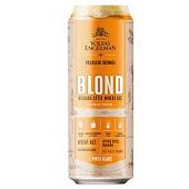 Пиво Volfas Engelman Blond светлое ж/б 4.5% 0.568л