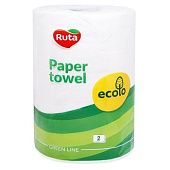 Полотенца бумажные Ruta Ecolo двухслойные 1шт