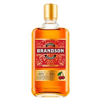 Бренди Brandson Вишня 36% 0,5л 