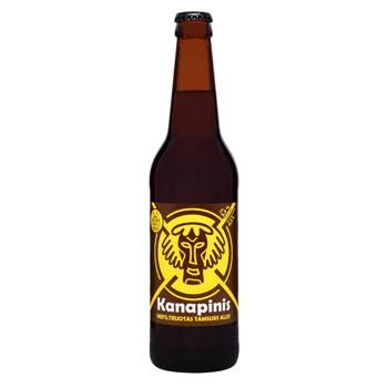 Пиво Kanapinis темное 5,3% 0,5л 