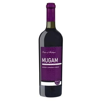 Вино Mugam красное полусладкое 12-14% 0,75л 