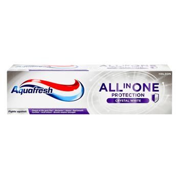 Зубная паста Aquafresh All in One Protect Crystal White 75мл 