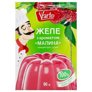 Желе Varto с ароматом малины 90г 