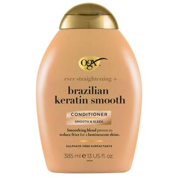 Кондиционер Ogx® Brazilian Keratin Smooth Pазглаживающий для укрепления волос  385мл 