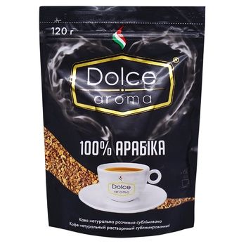 Кофе Dolce Aroma 100% Арабика растворимый 120г 