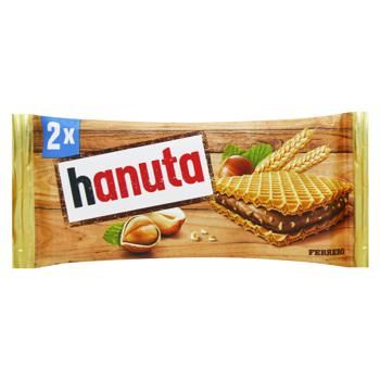 Вафли Hanuta Riegel ореховый крем 44г 