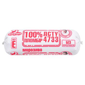 Мороженое Ласунка 100% пломбир 1кг 
