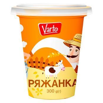 Ряженка Varto 4% 300г 