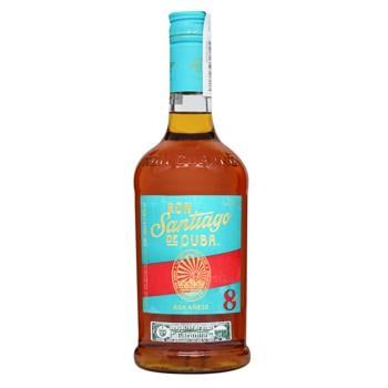 Ром Santiago De Cuba Anejo 8 лет 40% 0,7л 