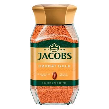 Кофе Jacobs Cronat Gold растворимый 200г 