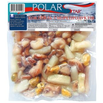 Коктейль с морепродуктов варено-мороженый ТМ Polar Star 400г 