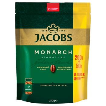 Кофе растворимый Jacobs Monarch 250г 