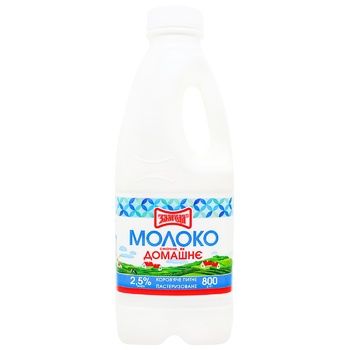 Молоко Злагода пастеризованное 2,5% 800г 
