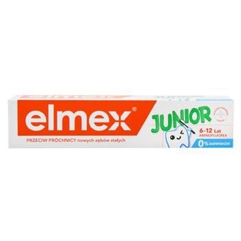 Зубная паста детская Elmex Junior 6-12 лет 75мл 