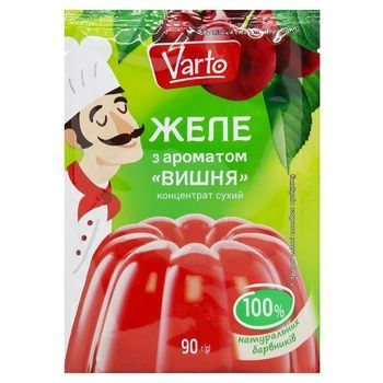 Желе Varto с ароматом вишни 90г 