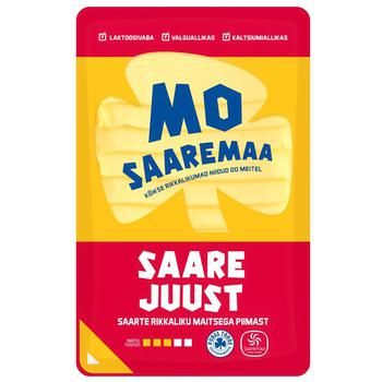 Сыр Saaremaa Гауда без лактозы нарезанный 24% 150г 