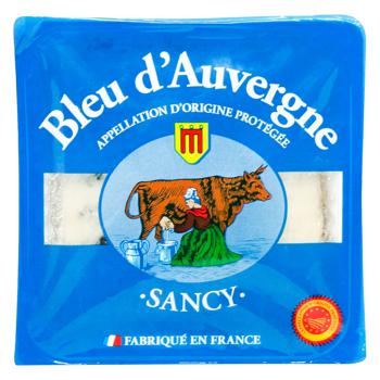 Сыр Sancy Bleu d'Auvergne 50% 125г 