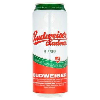 Пиво Budweiser Budvar светлое безалкогольное 0,5л 