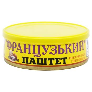 Паштет Онисс Французский с грибами 240г 