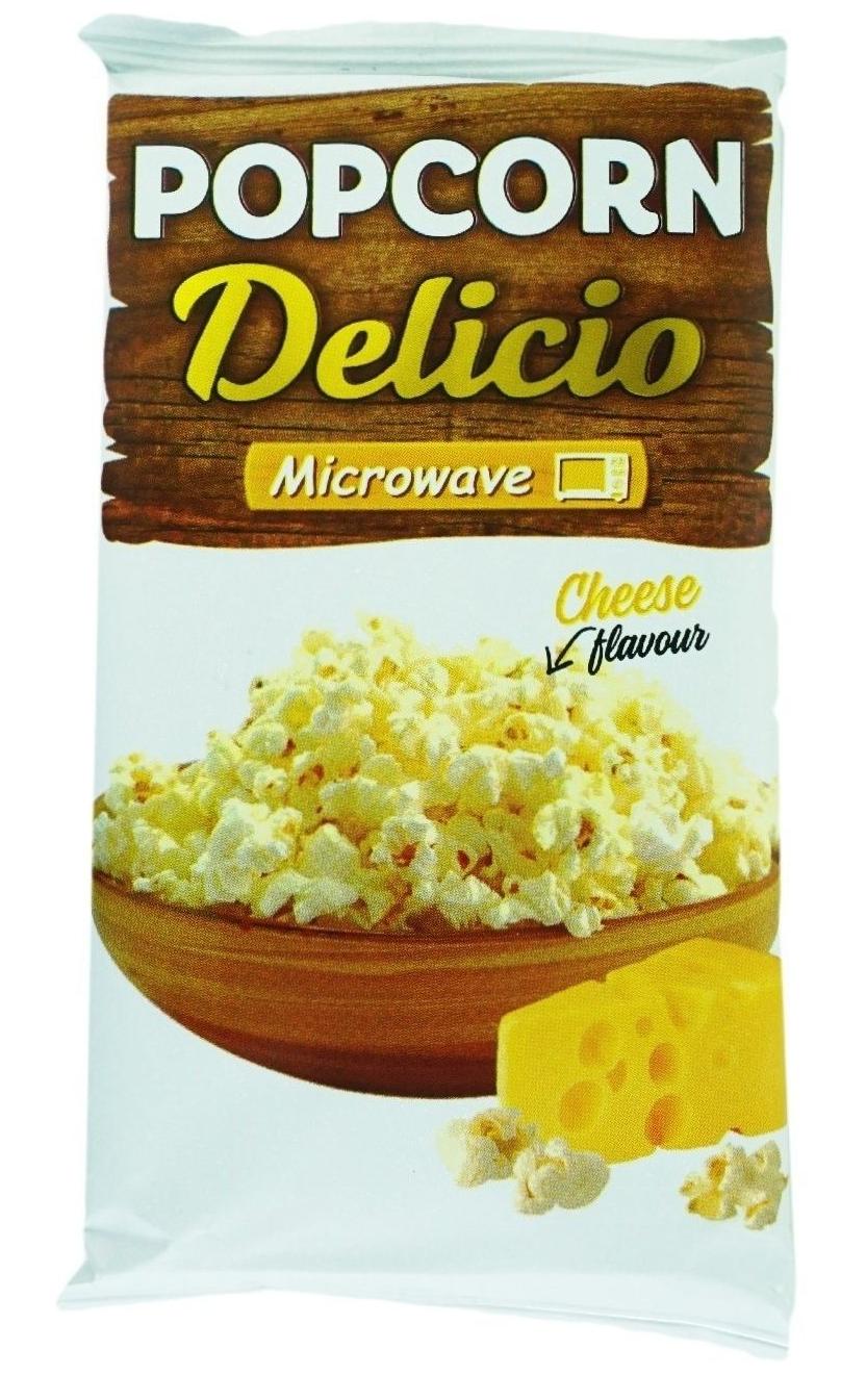 Попкорн Delicio со вкусом сыра для микроволновой печи 90г 