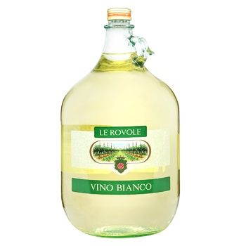 Вино Le Rovole Vino Bianco белое сухое 10% 5л 