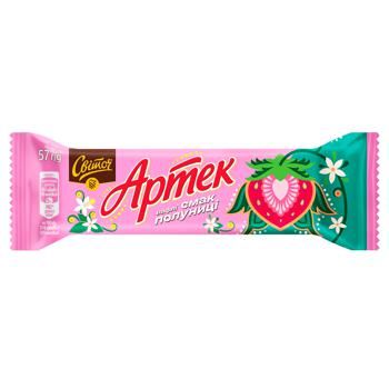Вафли СВІТОЧ® Артек со вкусом клубники 57г 