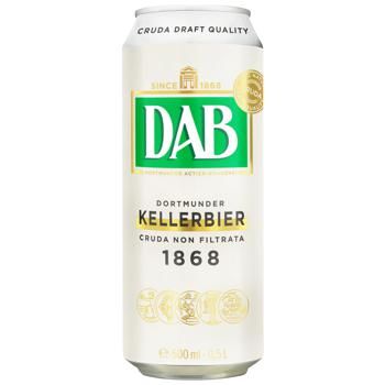Пиво DAB Kellerbier светлое нефильтрованное 5,6% 0,5л 