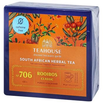 Чай травяной Teahouse Ройбос Классический 20шт*2,5г 