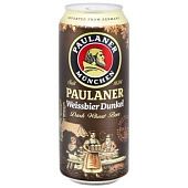 Пиво Paulaner Hefe-Weissbier темное нефильтрованное пастеризованное 5,3% 0,5л