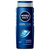 Гель для душа Nivea Men Cool Kick 3в1 500мл