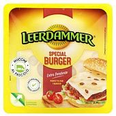 Сыр Leerdammer Special Burger без лактозы нарізаний 50% 125г