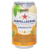 Напиток газированный Sanpellegrino Aranciata Апельсин 0,33л